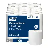 TOILETPAPIER TORK T4 ADVANCED 2LAAGS