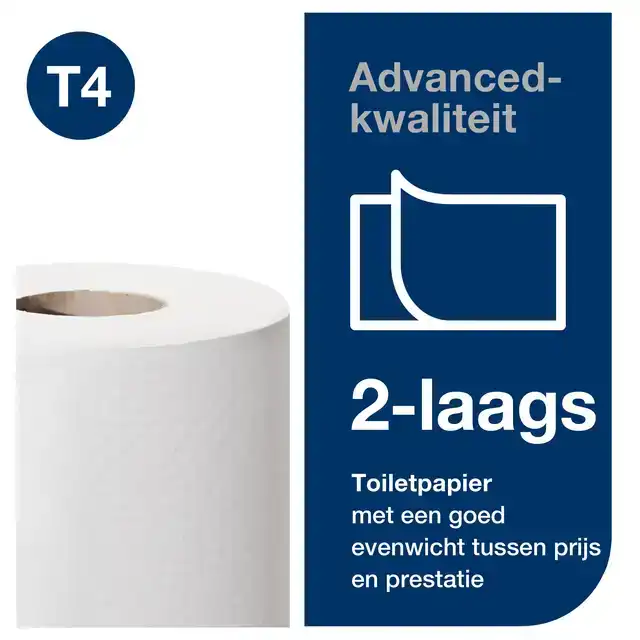 TOILETPAPIER TORK T4 ADVANCED 2LAAGS