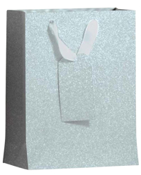 CADEAUTAS IG GROUP ZILVER GLITTER