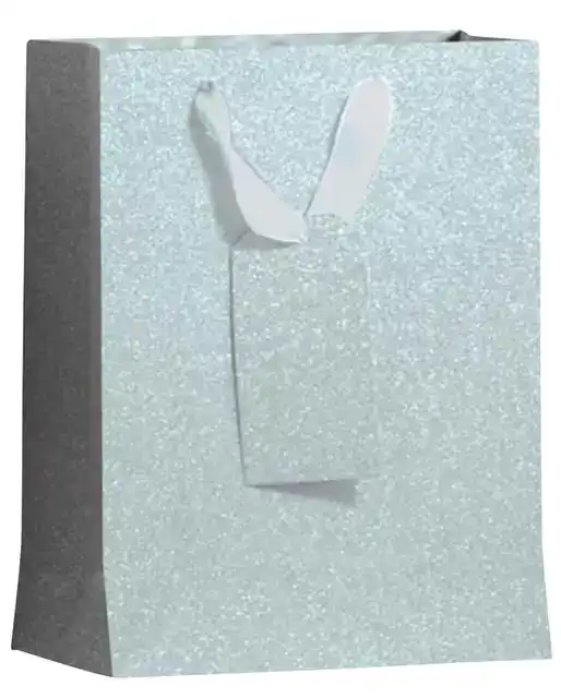 CADEAUTAS IG GROUP ZILVER GLITTER