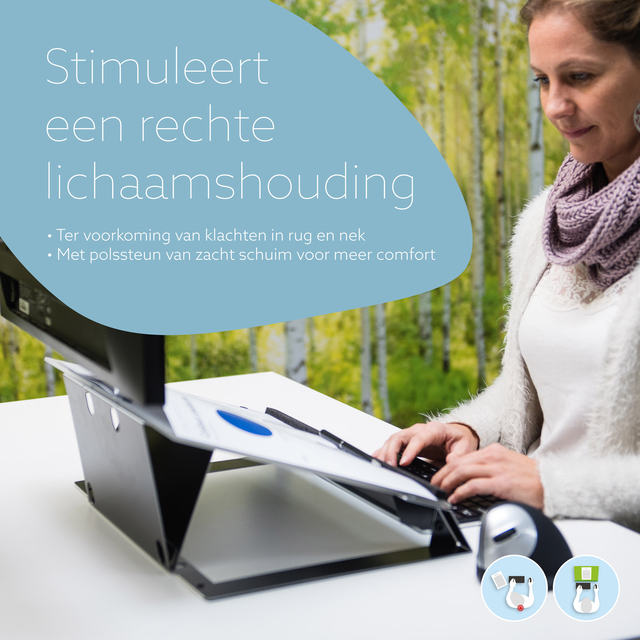 DOCUMENTHOUDER R-GO READ 2 WRITE ACRYL