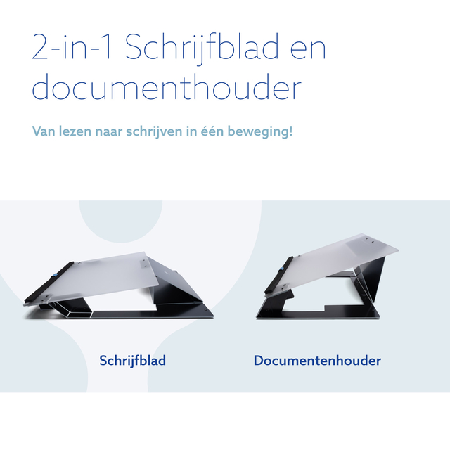 DOCUMENTHOUDER R-GO READ 2 WRITE ACRYL