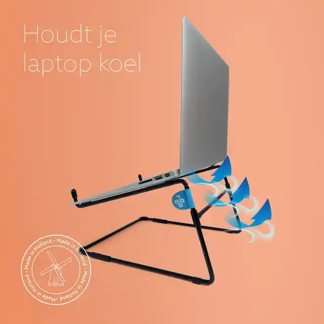 LAPTOPSTANDAARD R-GO OFFICE ZWART