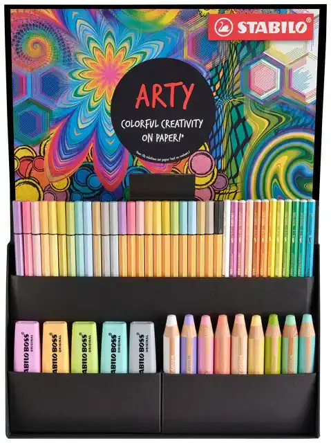 CREATIVE SET STABILO 77/6 ARTY COLORFUL