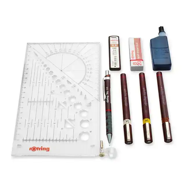 TEKENSET ROTRING ISOGRAPH COLLEGE