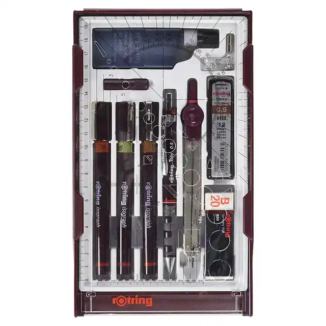 TEKENSET ROTRING ISOGRAPH MASTER