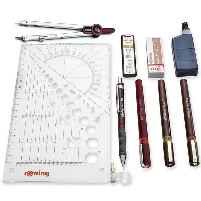 TEKENSET ROTRING ISOGRAPH MASTER
