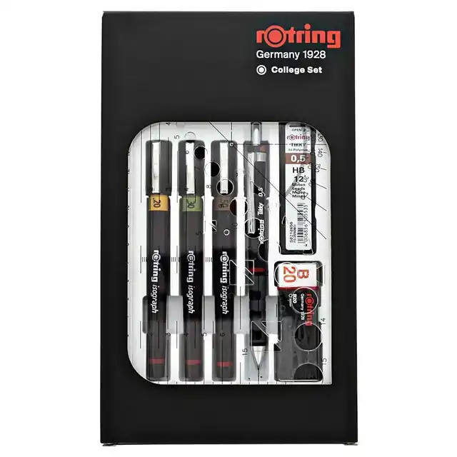 TEKENSET ROTRING ISOGRAPH COLLEGE