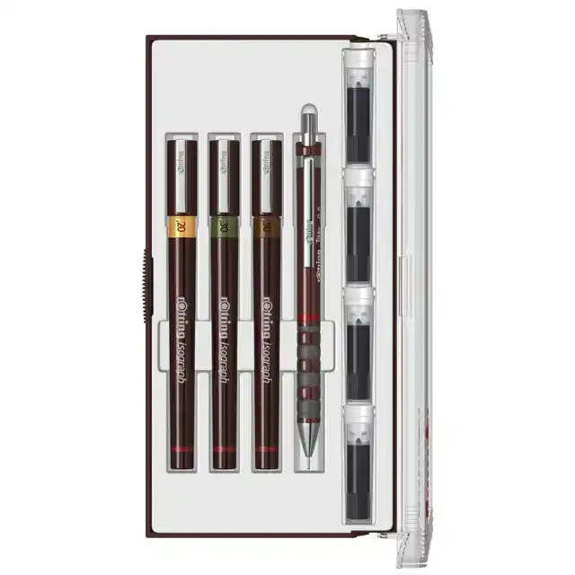 TEKENSET ROTRING ISOGRAPH JUNIOR