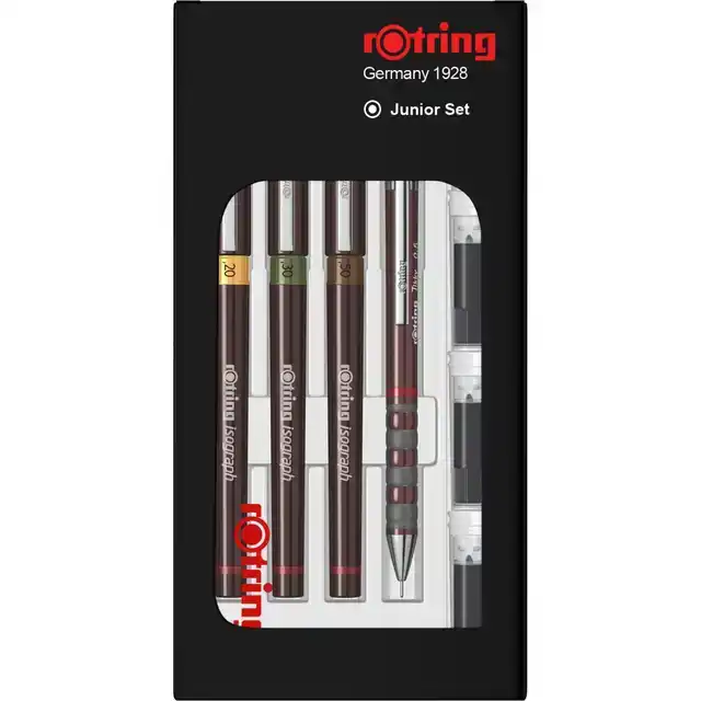 TEKENSET ROTRING ISOGRAPH JUNIOR