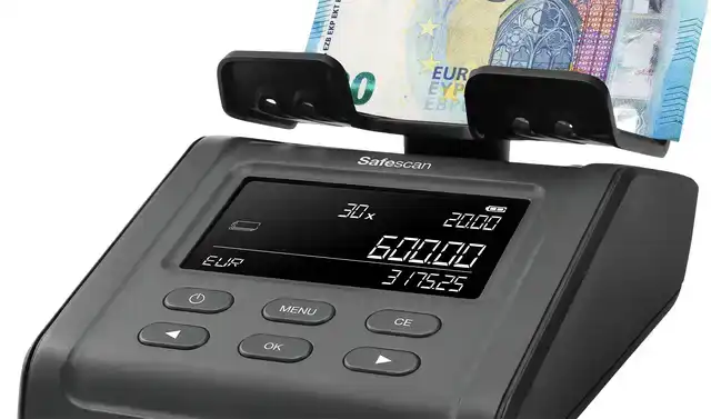 GELDTELWEEGSCHAAL SAFESCAN 6175 ZWART
