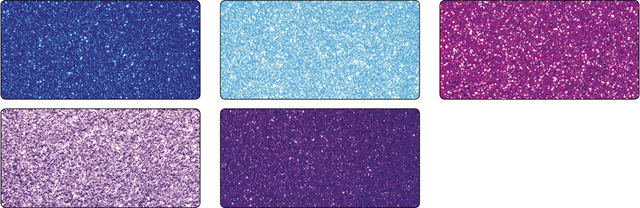 GLITTERKARTON FOLIA 50X70CM 300GR 5VEL