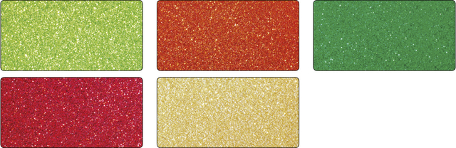 GLITTERKARTON FOLIA 50X70CM 300GR 5VEL