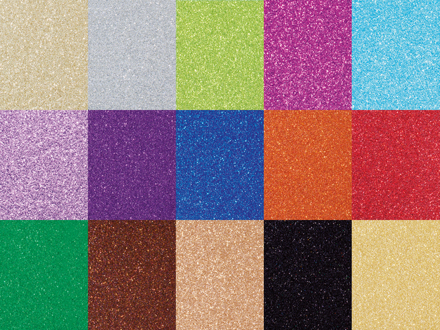 GLITTERKARTON FOLIA 50X70CM 300GR 15VEL