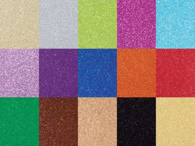 GLITTERKARTON FOLIA 50X70CM 300GR 15VEL