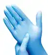 HANDSCHOEN HYNEX L NITRIL 100ST BLAUW