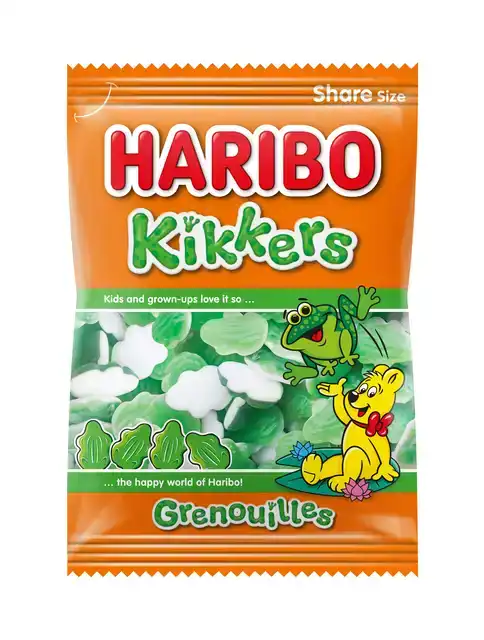 SNOEP HARIBO KIKKERS ZAK 250GR