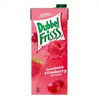 FRUITDRANK DUBBELFRISSS FRAMBOOS ZWARTE