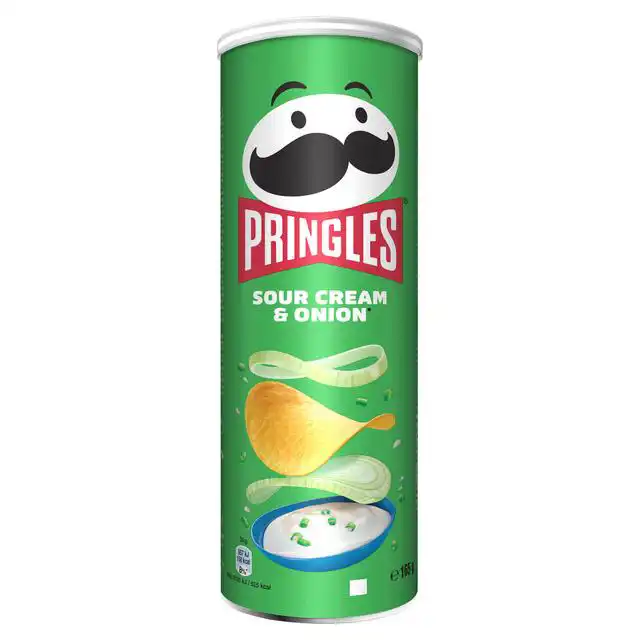 CHIPS PRINGLES SOUR CREAM ONION 165GR