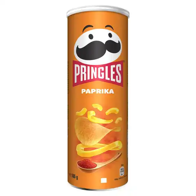 CHIPS PRINGLES PAPRIKA 165GR