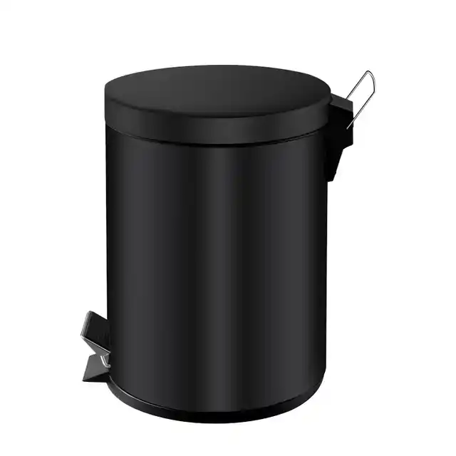 PEDAALEMMER VEPA BINS 5 LITER ZWART