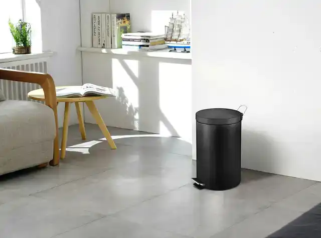 PEDAALEMMER VEPA BINS 12 LITER ZWART