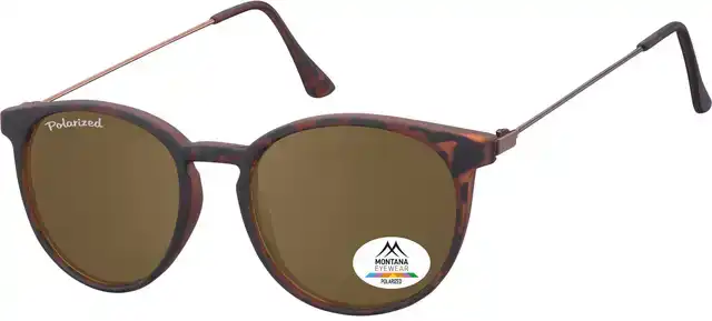 ZONNEBRIL MONTANA MET BRUIN POLAR GLAS