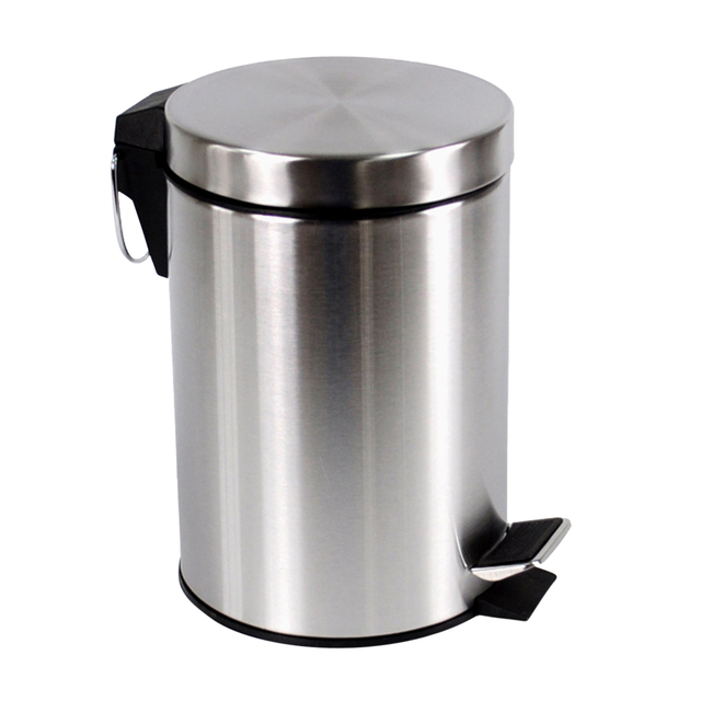 AFVALBAK BRASQ PEDAALEMMER 20 LITER RVS