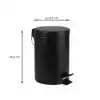 PEDAALEMMER BRASQ 3 LITER ZWART