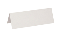 TAFELNAAMBORD KARTON MAUL 21X7.5CM WIT