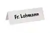 TAFELNAAMBORD KARTON MAUL 21X7.5CM WIT