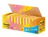 MEMOBLOK 3M POST-IT 654 76X76MM NEON
