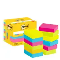 MEMOBLOK 3M POST-IT 653 38X51MM NEON