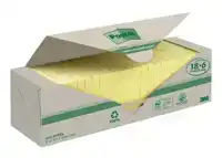 MEMOBLOK 3M POST-IT 654 76X76MM RECYCLE