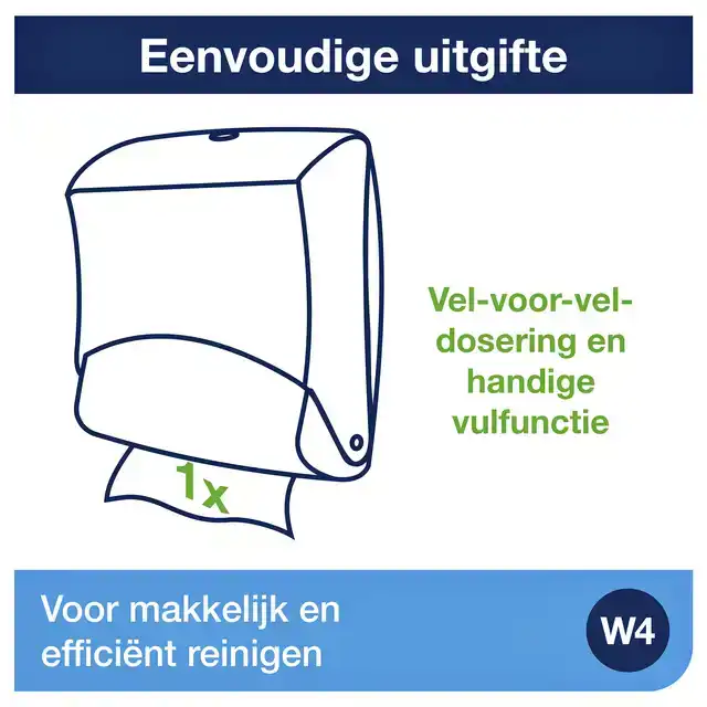REINIGINGSDOEKDISPENSER TORK W4