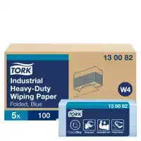 REINIGINGSDOEK TORK W4 GEVOUWEN BLAUW