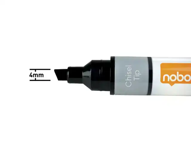 WHITEBOARDMARKER NOBO LIQUID SCHUIN ASS