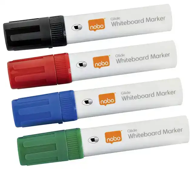 WHITEBOARDMARKER NOBO GLIDE SCHUIN ASS