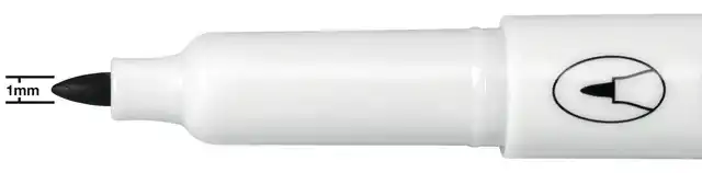 WHITEBOARDMARKER NOBO GLIDE FIJN 1MM