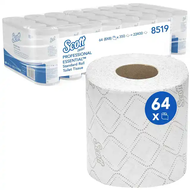 TOILETPAPIER SCOTT ESSENTIAL 2LAAGS 350