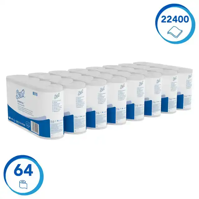 TOILETPAPIER SCOTT ESSENTIAL 2LAAGS 350
