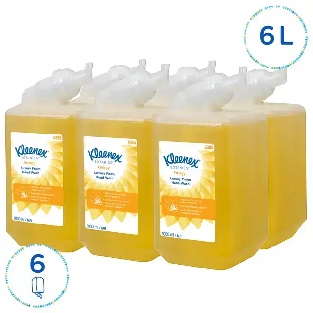 HANDZEEP KLEENEX BOTANICS ENERGY SCHUIM