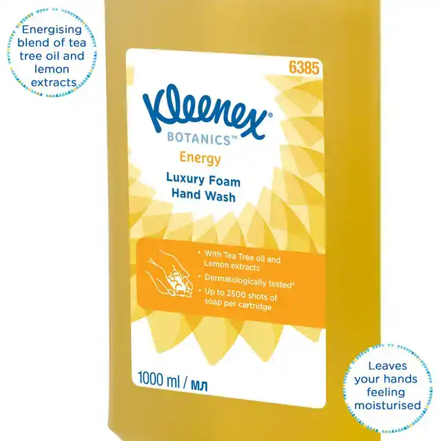 HANDZEEP KLEENEX BOTANICS ENERGY SCHUIM