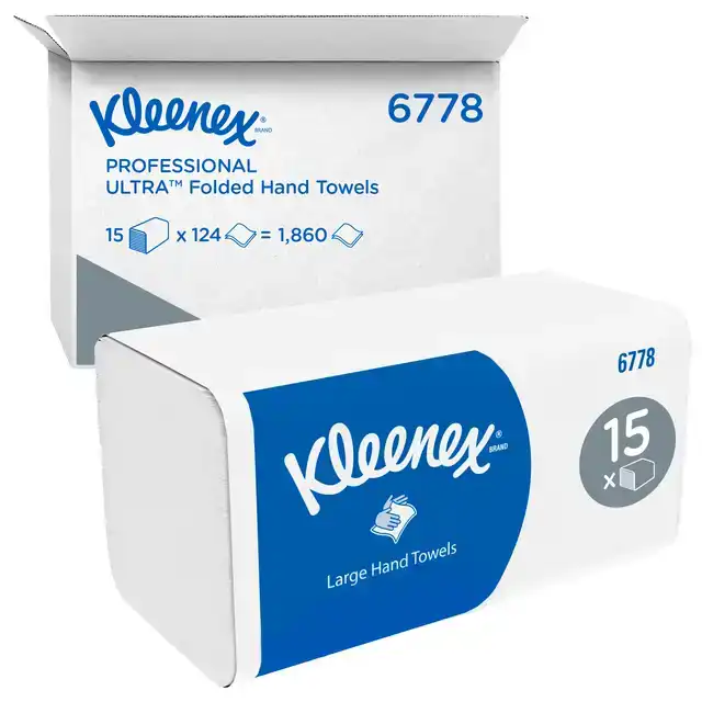 HANDDOEK KLEENEX ULTRA 2LAAGS 215X318MM