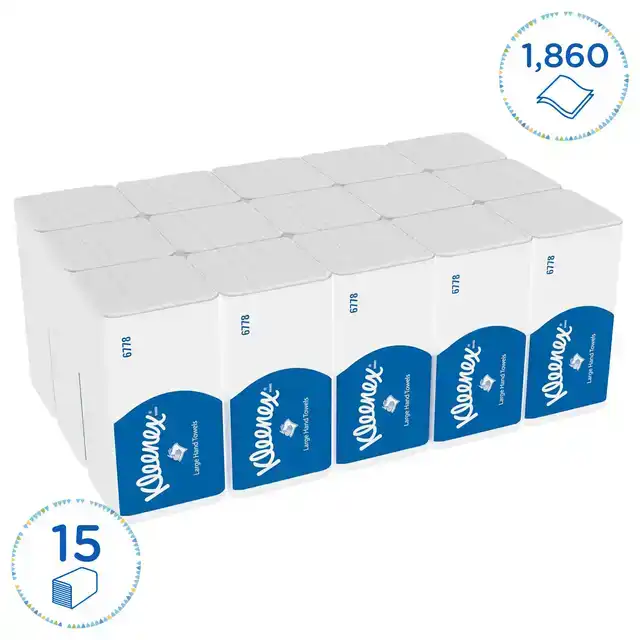 HANDDOEK KLEENEX ULTRA 2LAAGS 215X318MM