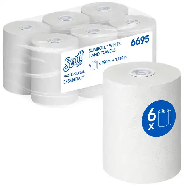HANDDOEKROL SCOTT SLIMROLL 1LAAGS 190M