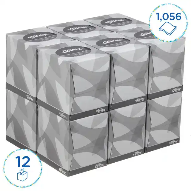 FACIAL TISSUES KLEENEX KUBUS 2LAAGS 88