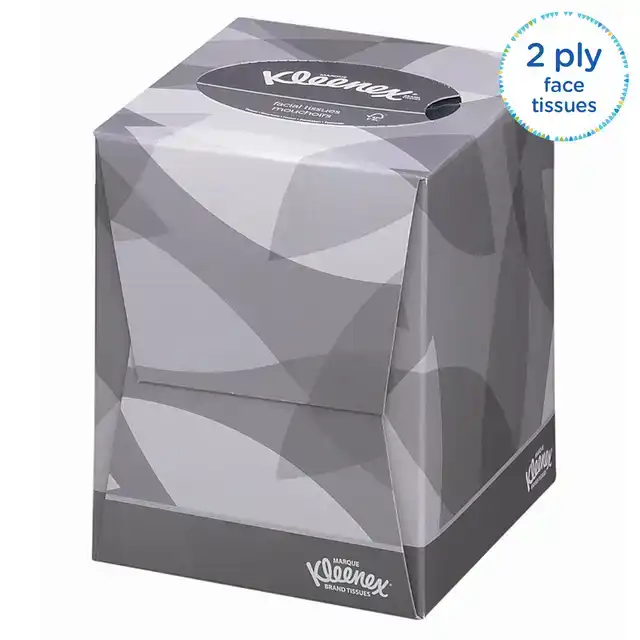 FACIAL TISSUES KLEENEX KUBUS 2LAAGS 88