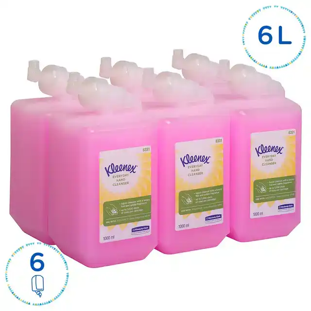HANDZEEP KLEENEX VLOEIBAAR ROZE 1000ML