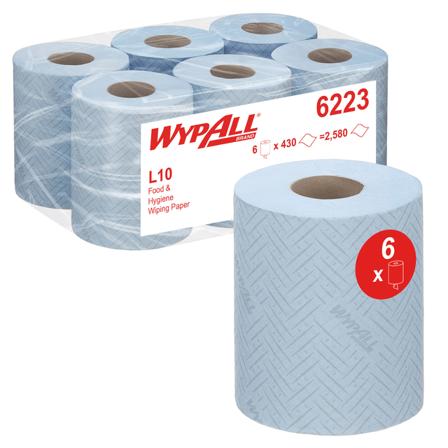 POETSPAPIER WYPALL L10 1LAAGS 430 VEL